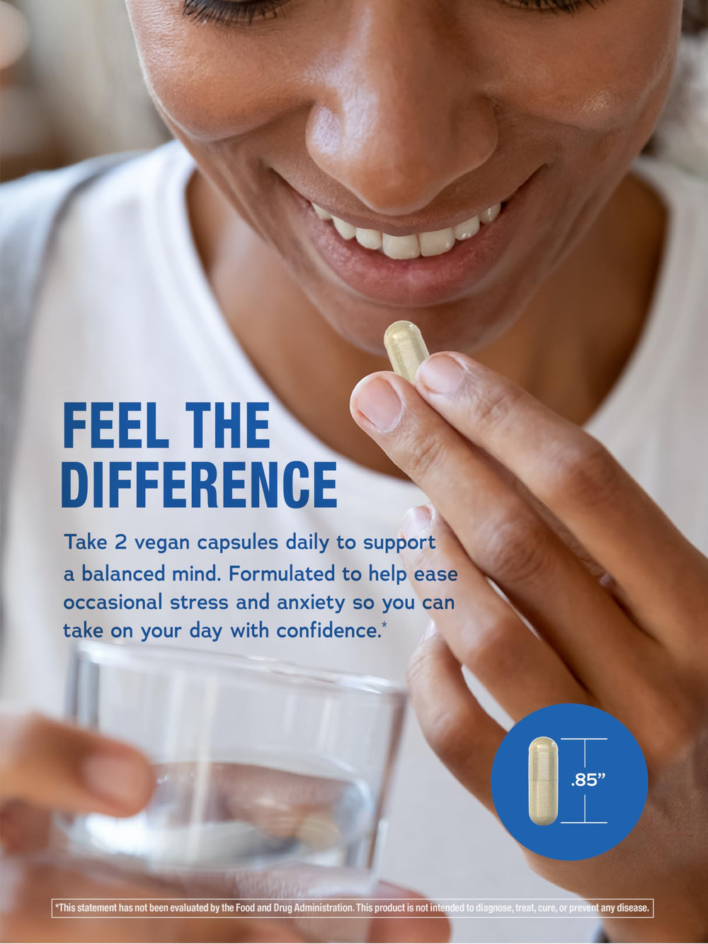 Natural Vitality Calm packaging box with clear label helps informed choice.