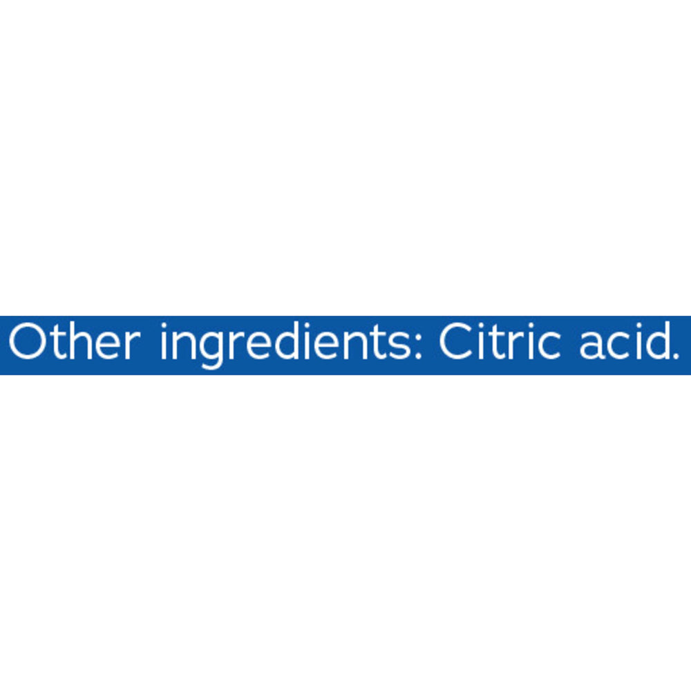 Natural Vitality CALM powder being stirred into water to create a fizzy, sugar-free drink