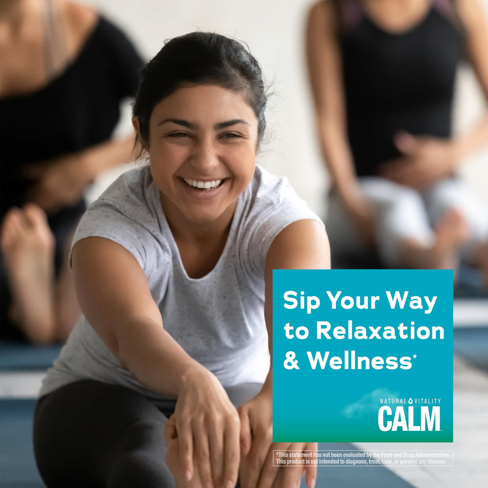 Natural Vitality CALM raspberry lemon flavor promises a refreshing sugar-free self-care option
