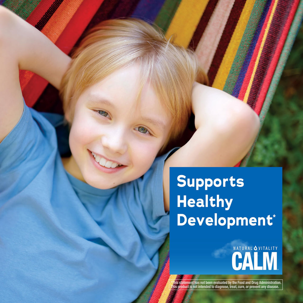 Natural Vitality Calm Sleep vegan and gluten-free label highlighting non-GMO status