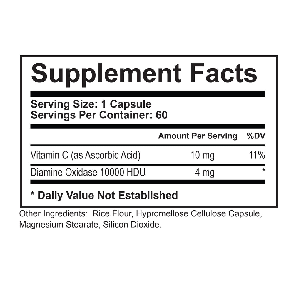 NATURALABS DAO packaging with gluten-free and USA-made messaging.