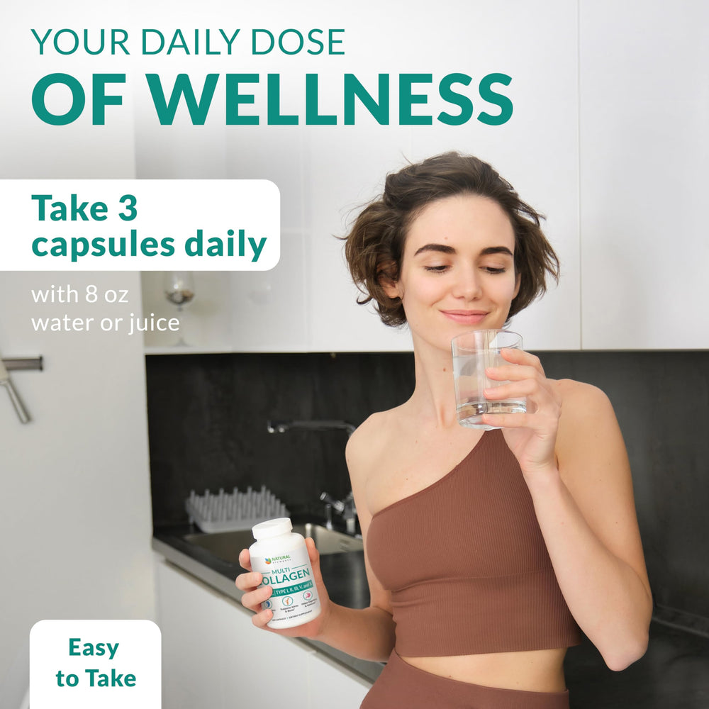 Naturalelements chicken bone broth collagen bottle label highlighting joint support