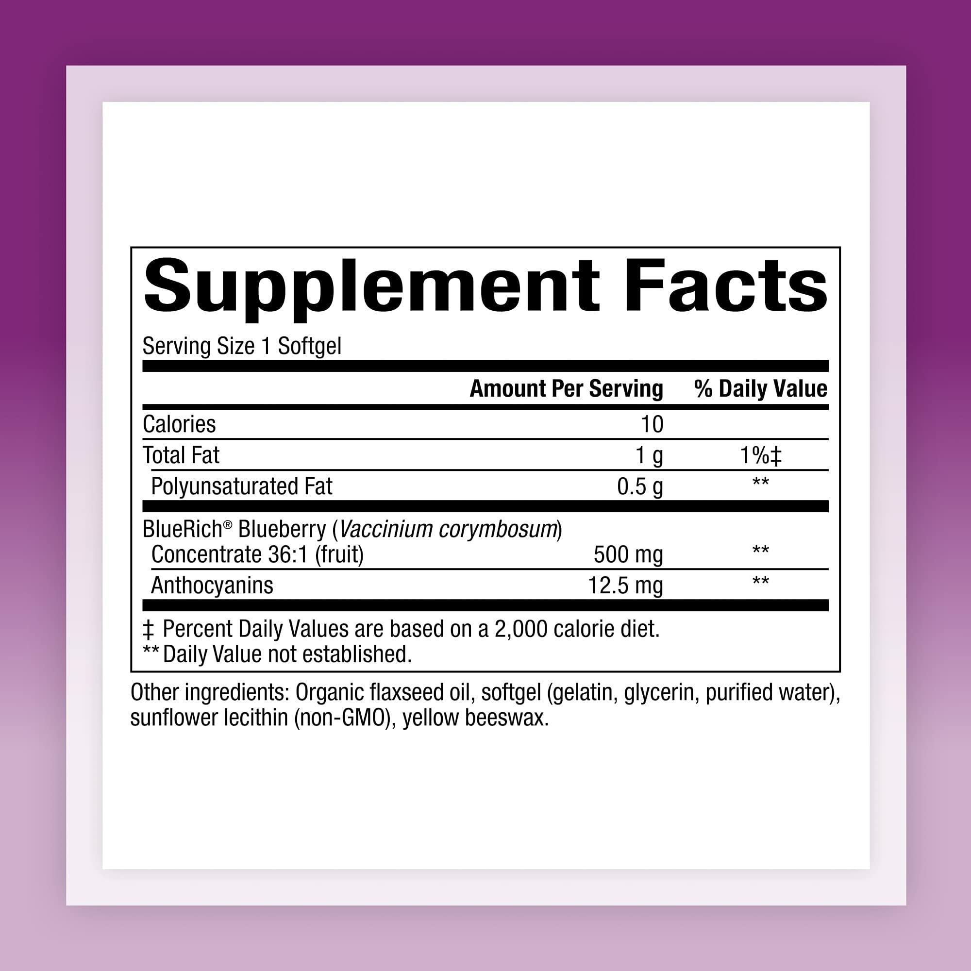 BlueRich bottle pouring to showcase convenient daily antioxidant boost.