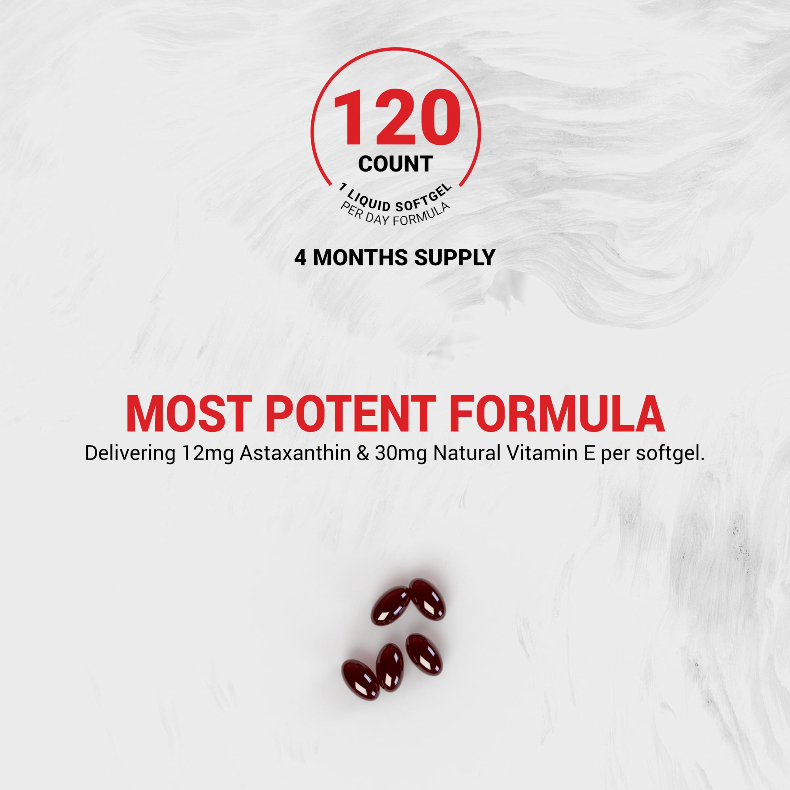 Naturalis Astaxanthin with natural Vitamin E supporting oxidation resistance