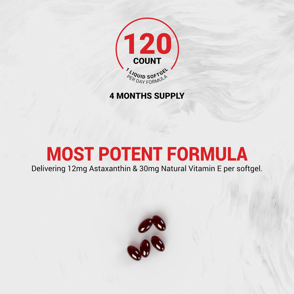 Naturalis Astaxanthin with natural Vitamin E supporting oxidation resistance