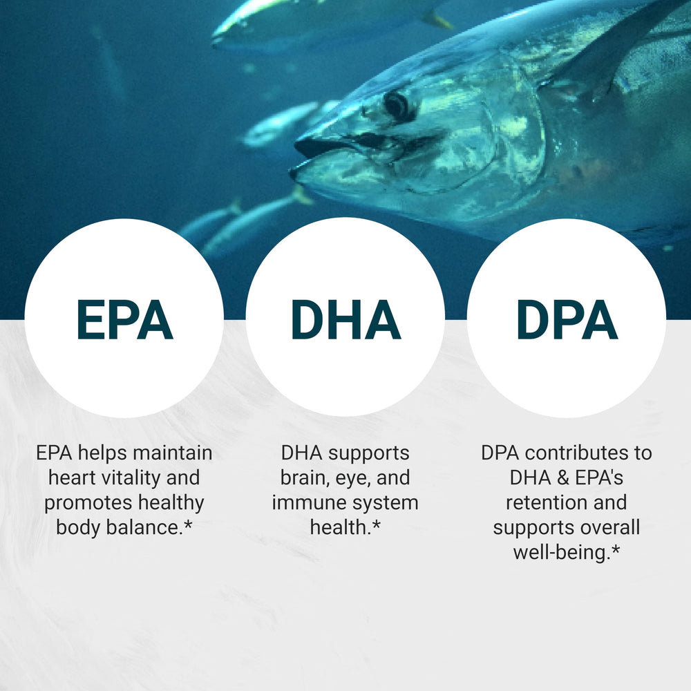 MSC-certified sustainability sticker on Naturalis Omega-3 bottle