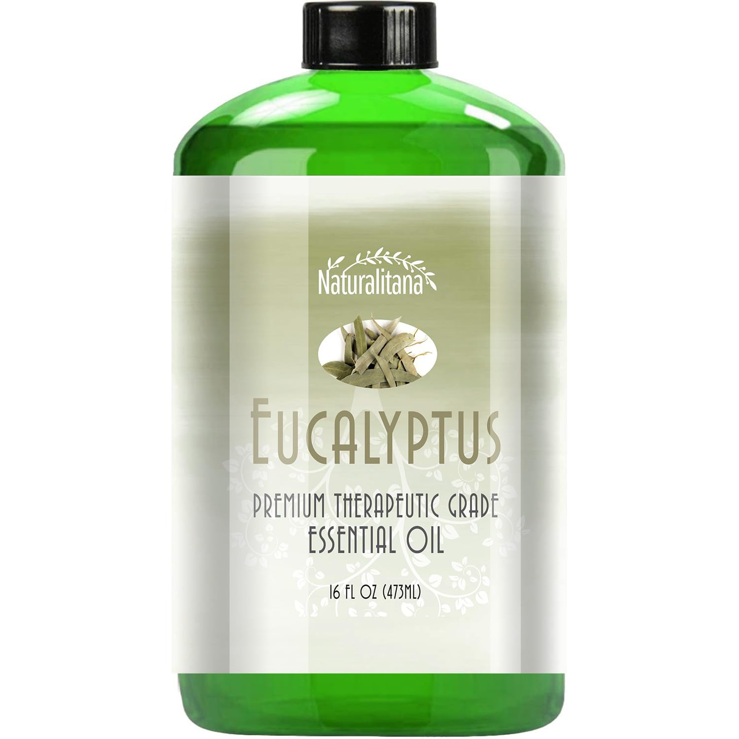 Naturalitana eucalyptus oil bottle 16 oz for diffusers and humidifiers delivers a refreshing aroma