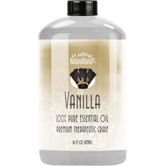 Naturalitana Vanilla Essential Oil 16oz bottle for diffusers and DIY projects