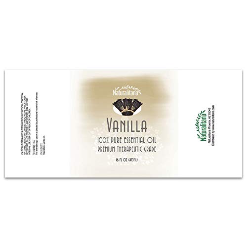 Naturalitana vanilla essential oil for laundry scent and linens refresh