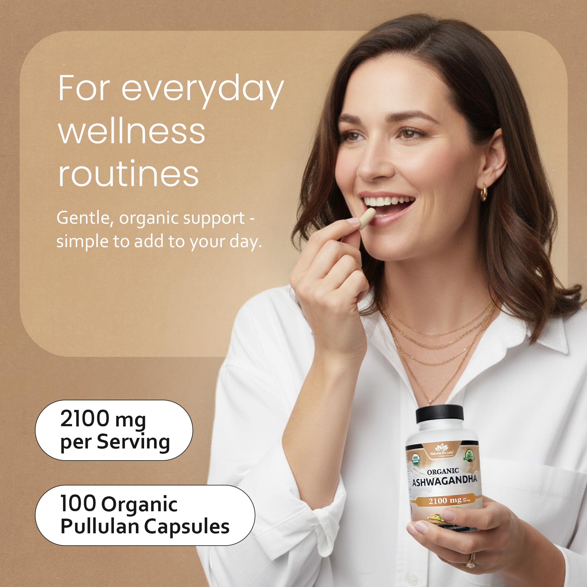 NaturaLife Labs capsules in blister indicate convenient daily dose option.