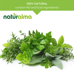 Naturalma Italy-made label emphasizes quality and craftsmanship behind this herbal extract.