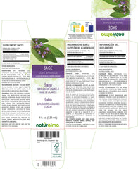 Naturalma Sage drops shown with dropper for precise dosing on the go.
