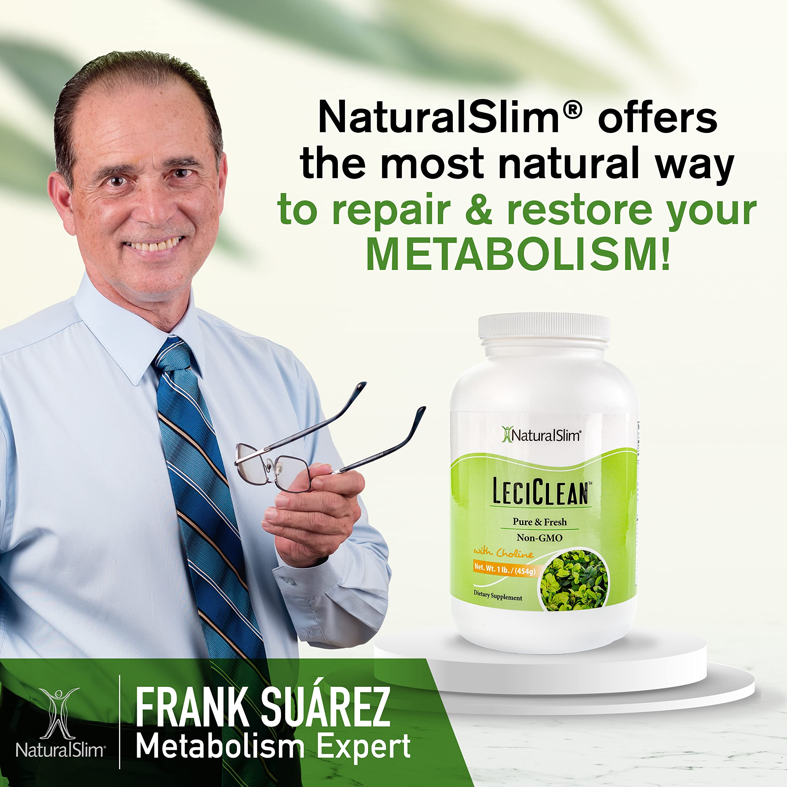 NaturalSlim lecithin granules with choline for a convenient daily cognitive routine.