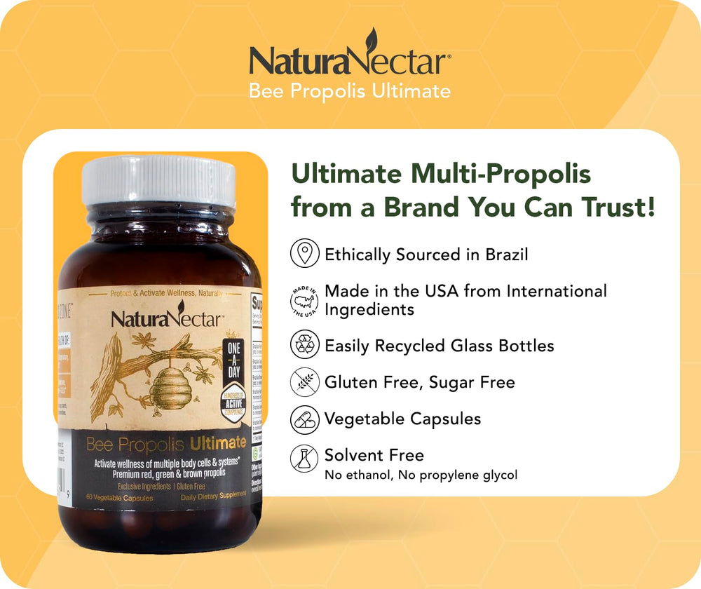 NaturaNectar capsules on table spill illustrates daily easy-use routine