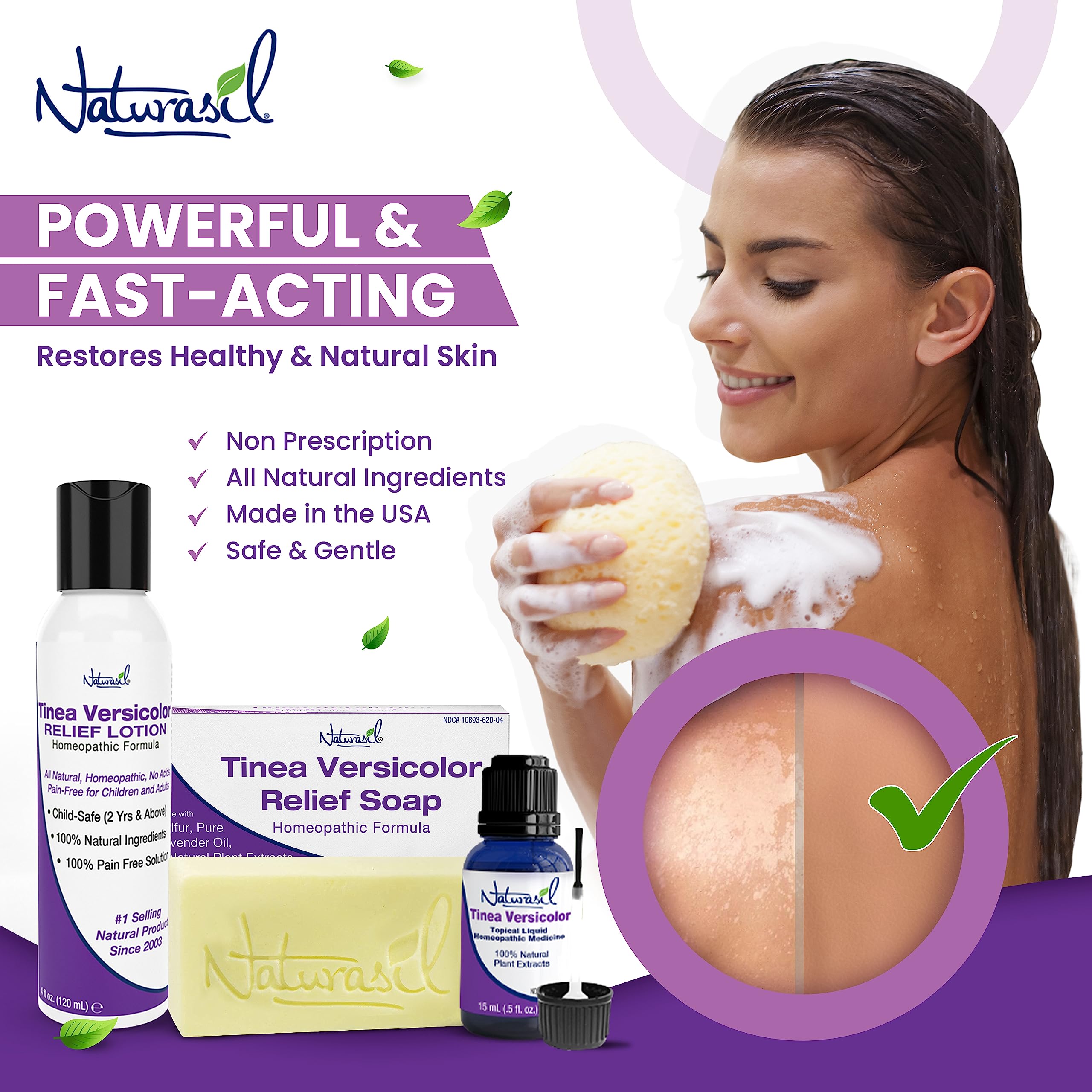 USA-themed image reinforces brand origin and trust