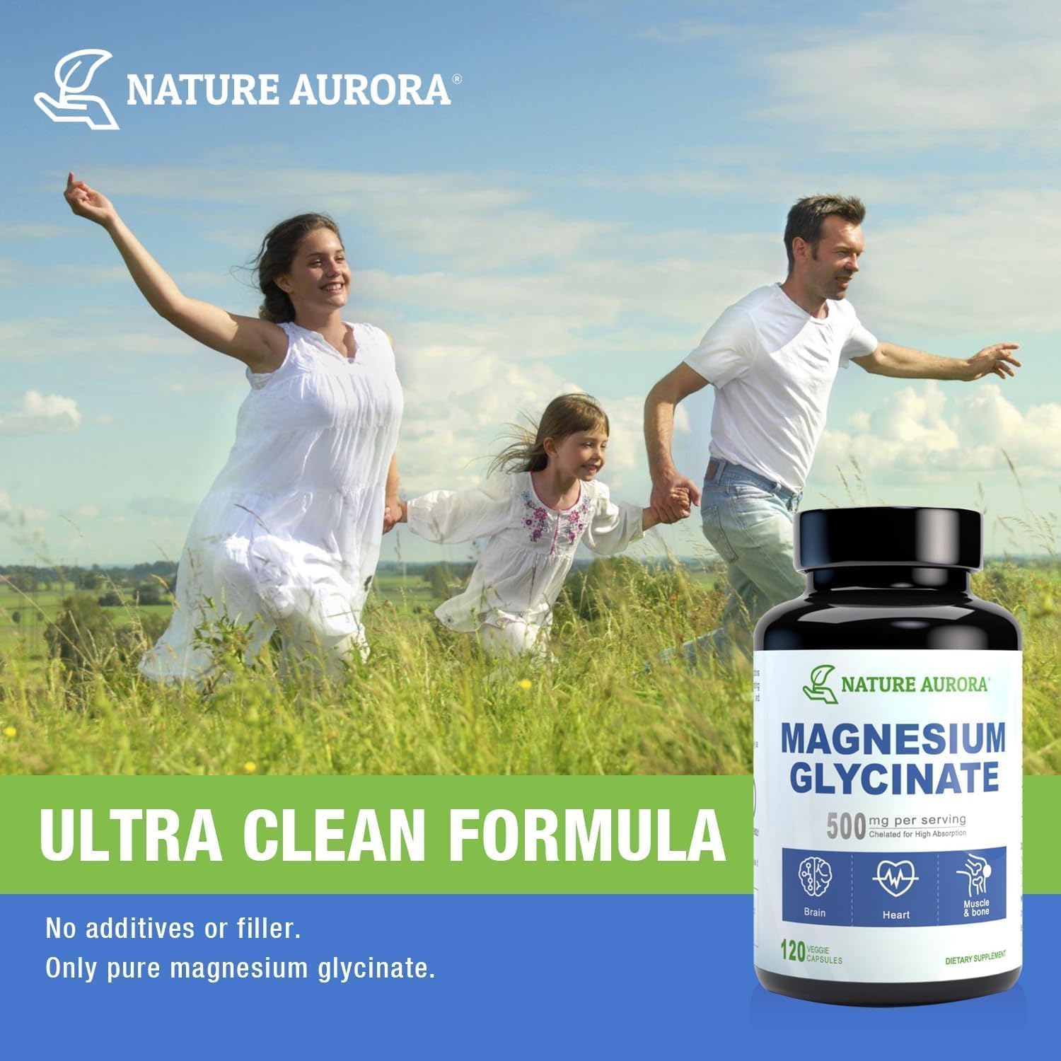 Nature Aurora benefits icons show product advantages clearly