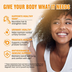 Nature Aurora saw palmetto extract capsule close-up highlighting plant-based nutrients
