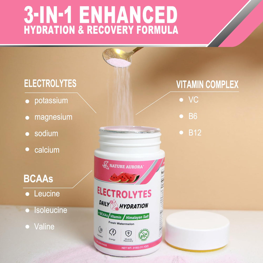 Nature Aurora Sugar-free electrolyte with no calories for active days