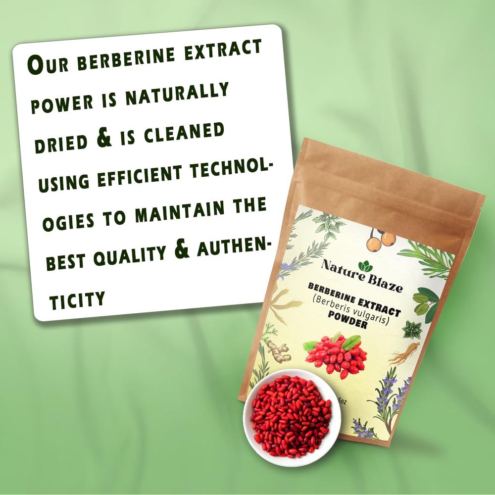 Nature Blaze berberine powder packaging box for convenient storage