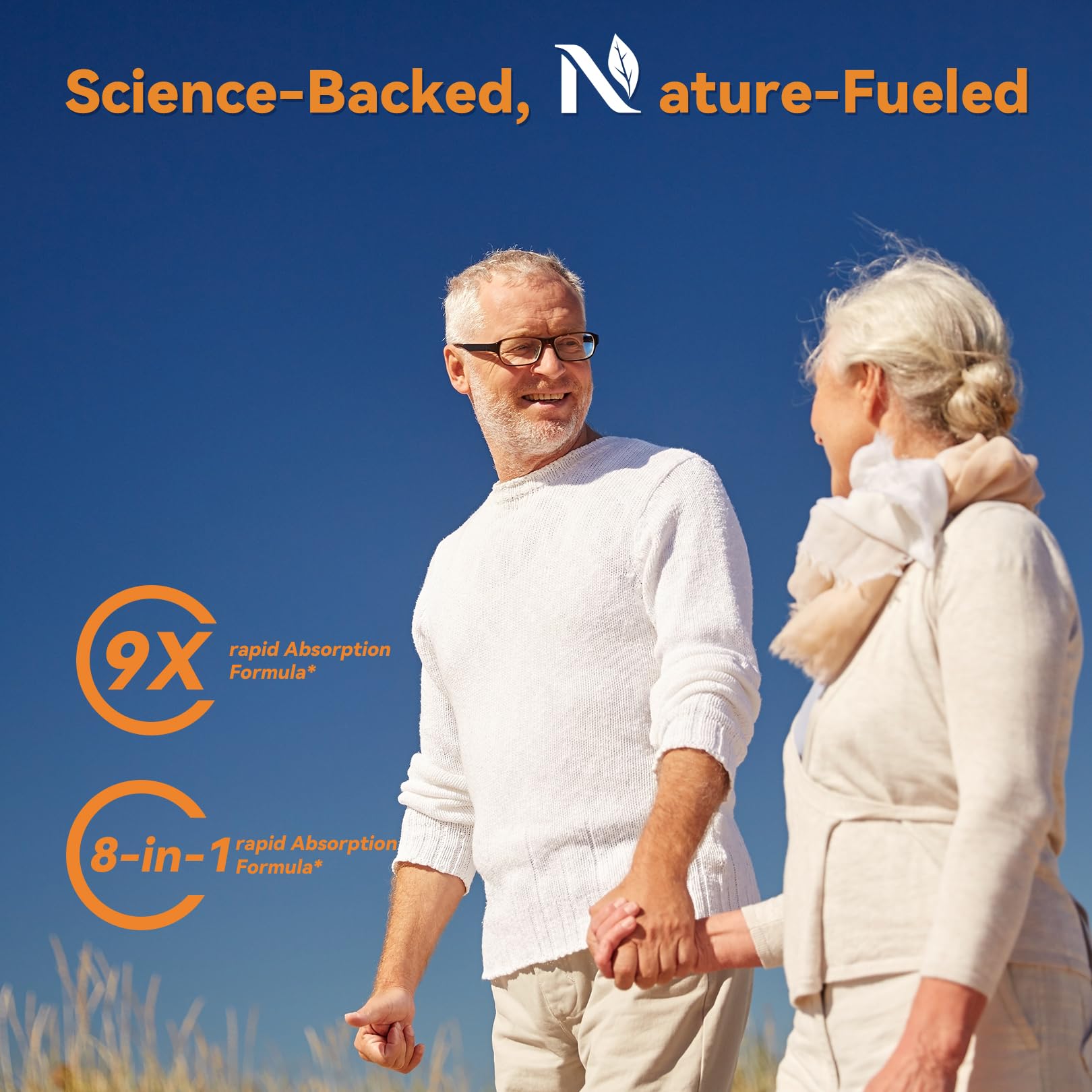 Nature Echo capsules in hand — portable vitality on the go.