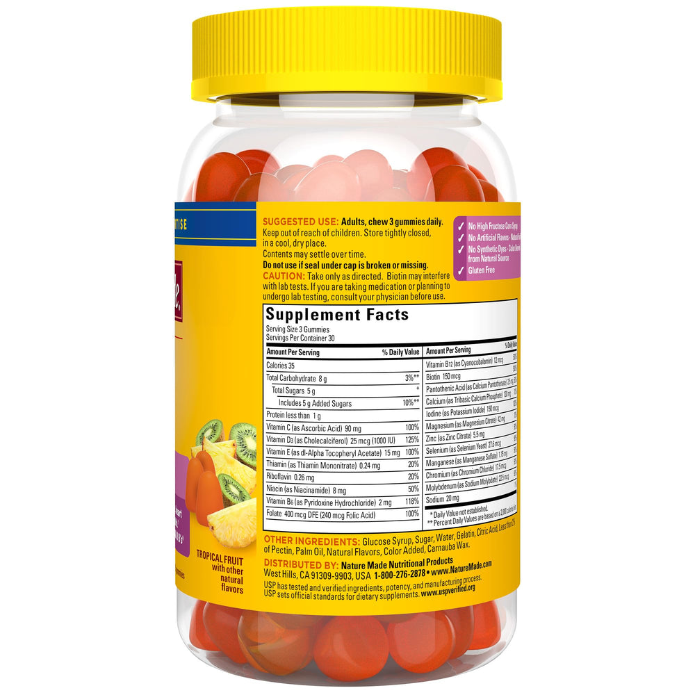 Nature Made Advanced Multivitamins for Her USA-made quality ingredients.