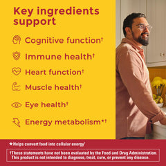 Nature Made Advanced Multivitamin Gummies for Him bottle open showing chewy gummies and berry flavor