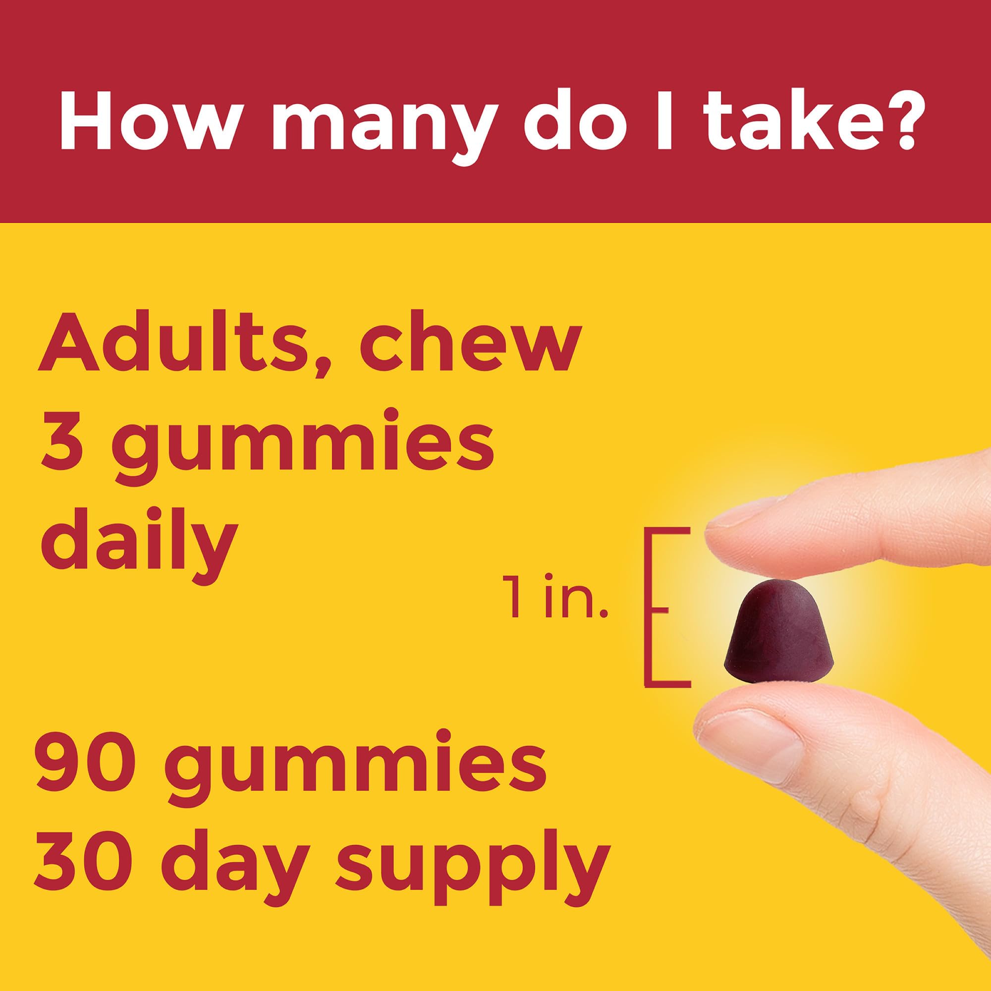 Nature Made Advanced Multivitamin Gummies for Him label emphasizing calcium and magnesium for health