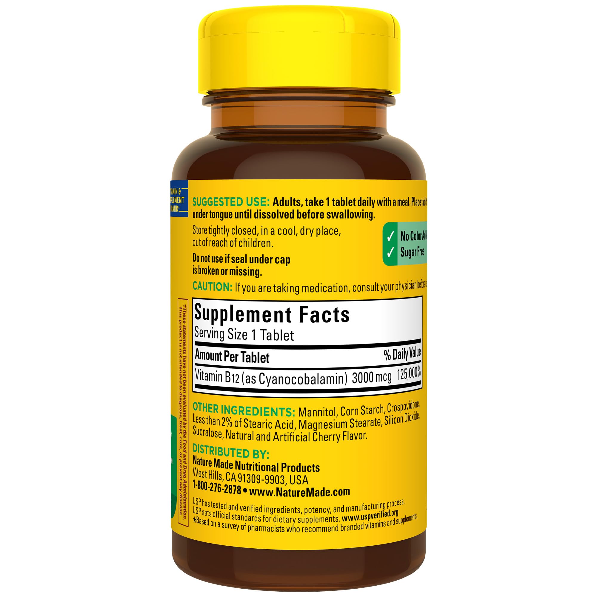 Nature Made B12 3000 mcg concept image representing daily energy support.
