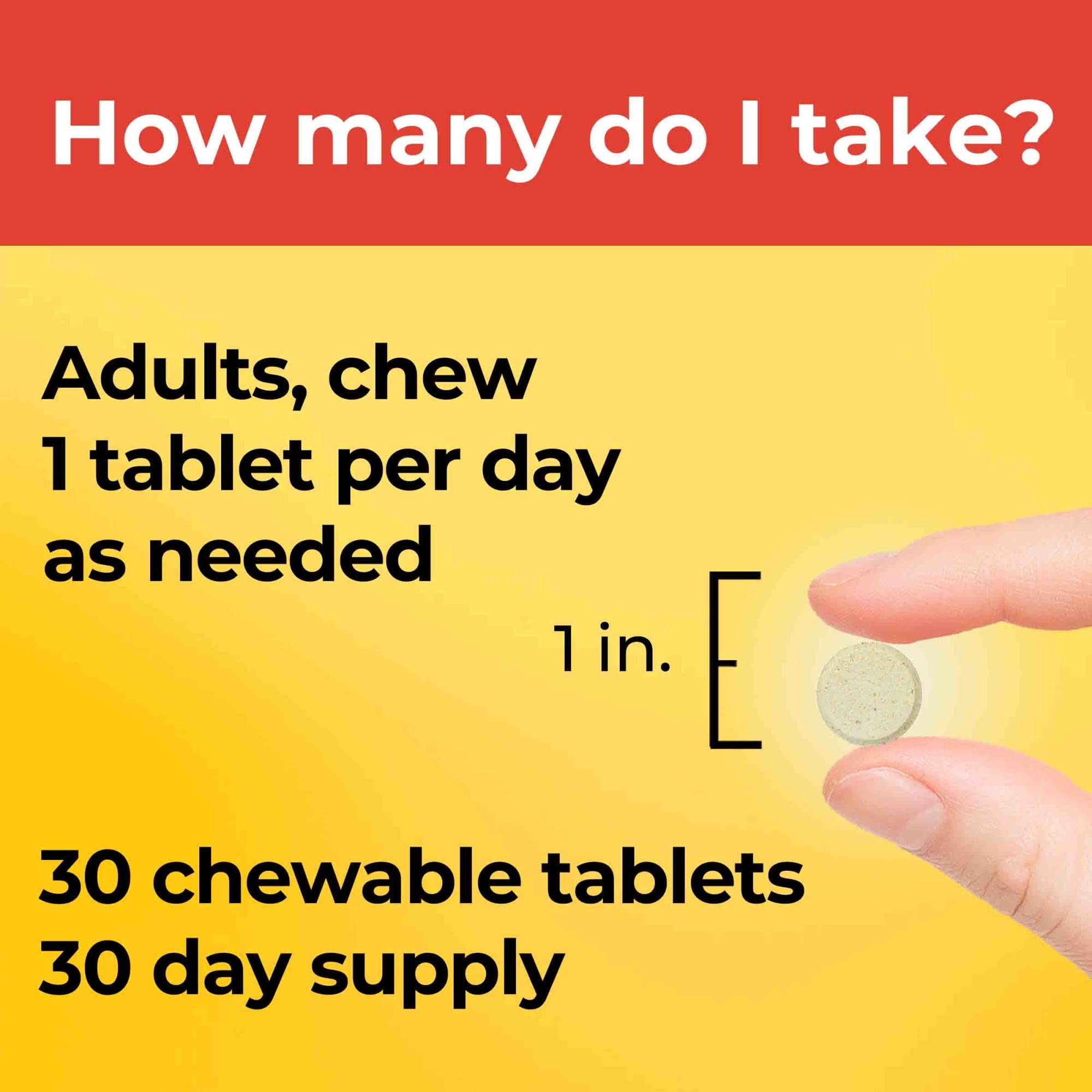 Nature Made bottle cap close-up, easy daily chew