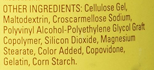 Nature Made Calcium Magnesium & Zinc Tabs nutrition label on packaging emphasizes mineral balance