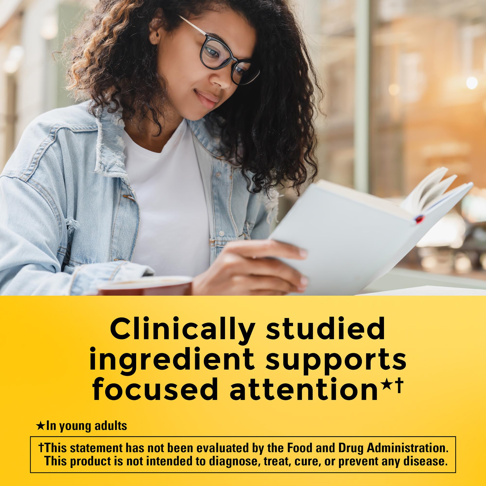 Nature Made Choline Bitartrate capsules pack shown for focus support