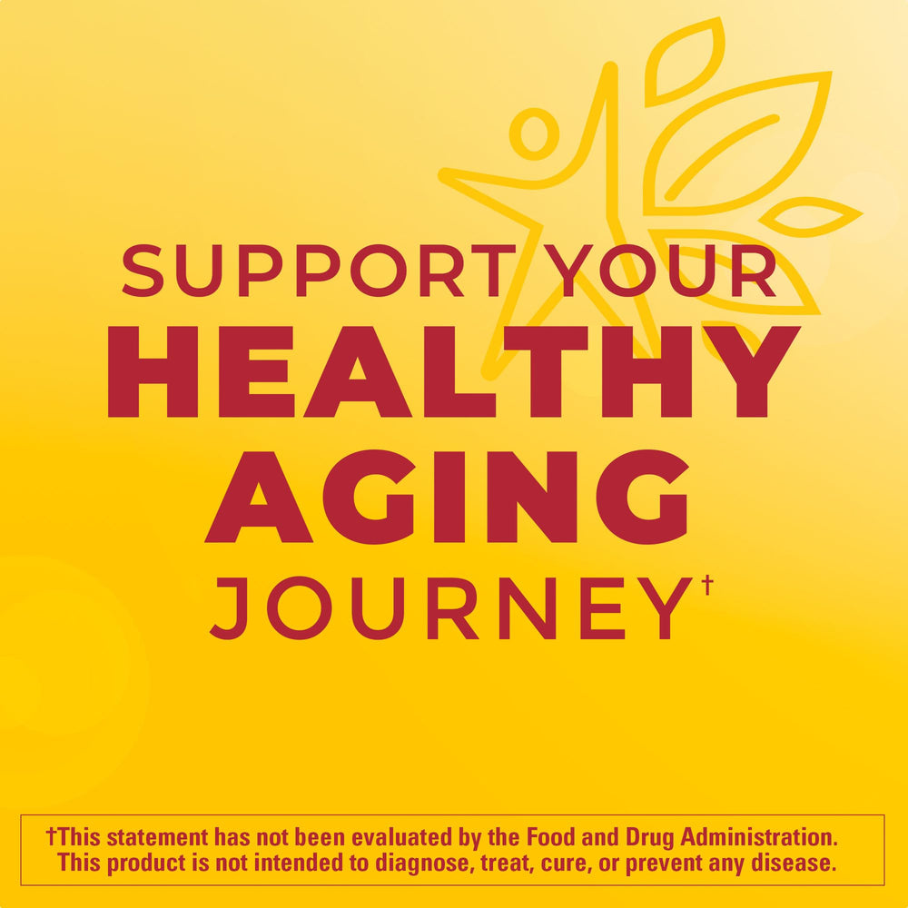 Close-up of Nature Made CoQ10 softgels for smooth capsules