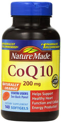 Nature Made CoQ10 bottle packaging for daily supplementation.