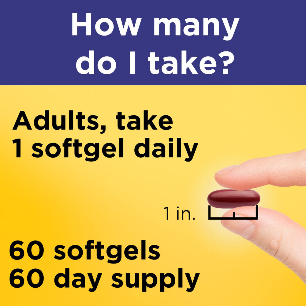 DHA omega-3 softgels from Nature Made for potential baby brain and eye support