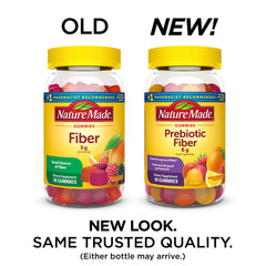 Nature Made Prebiotic Fiber Gummies adult-serving three gummies daily.