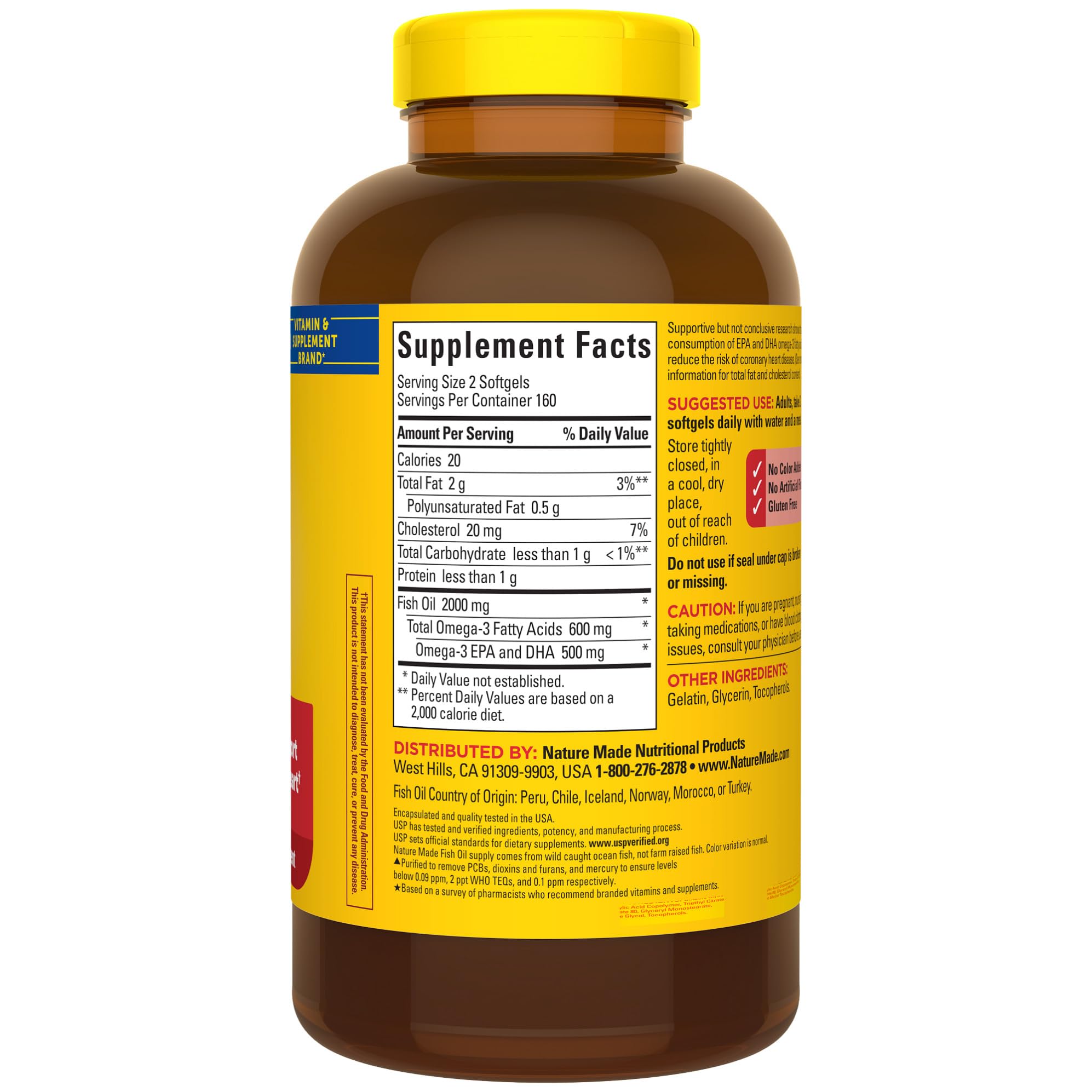 Nature Made Omega-3 EPA and DHA offer heart-supporting omega-3 benefits.