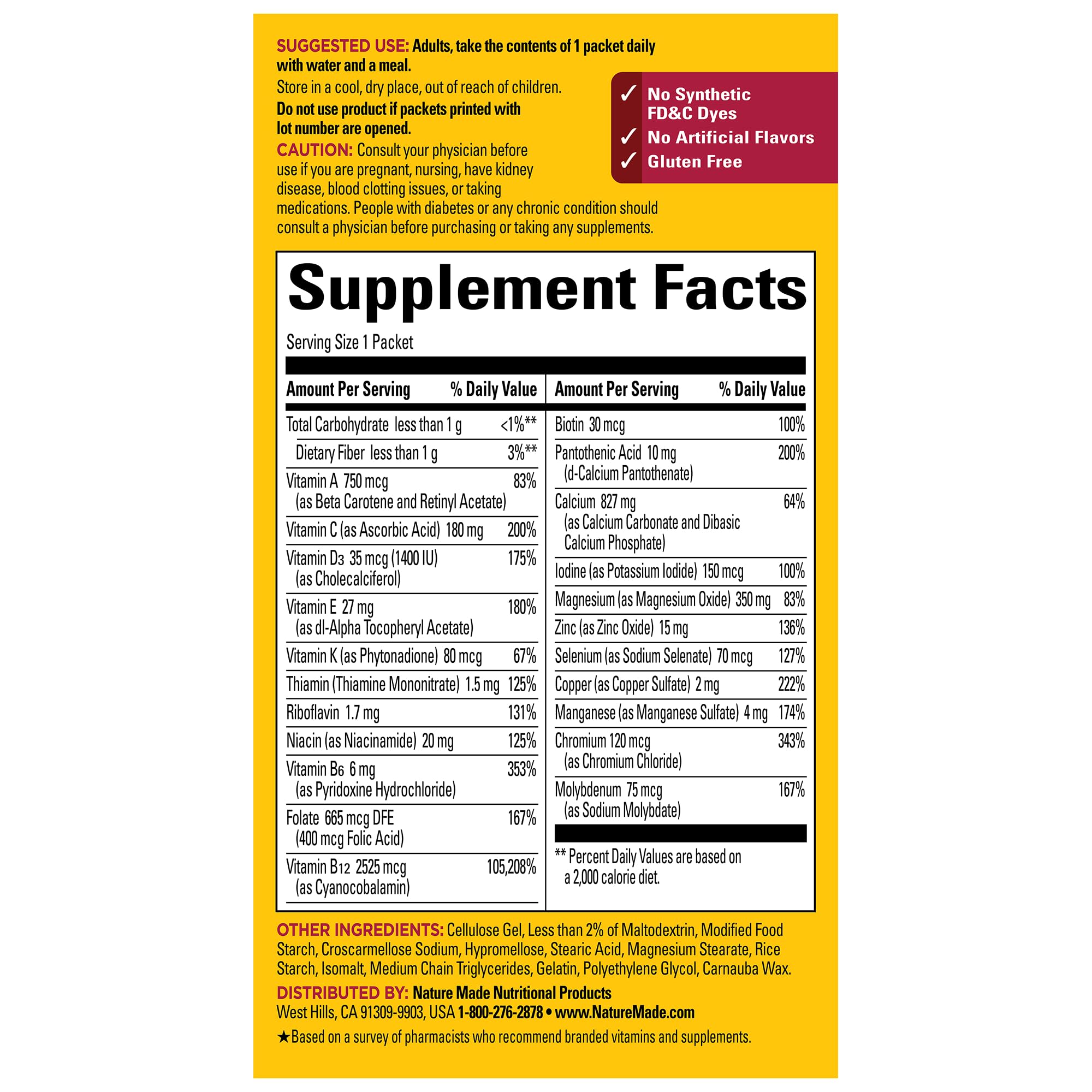 Nature Made GLP-1 Companion calcium and vitamin D capsule for bone health