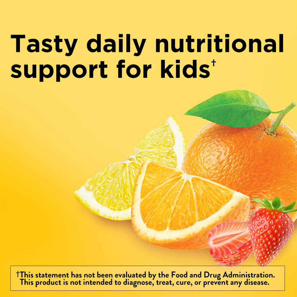Strawberry flavored Nature Made gummies for kids' omega-3 nutrition