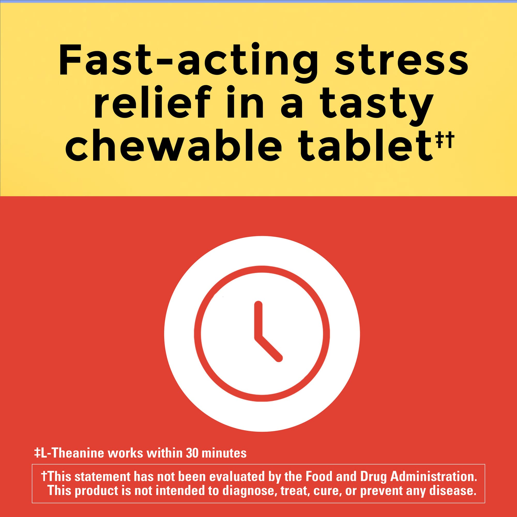 Tropical fruit flavor impression on Nature Made L-Theanine chewables