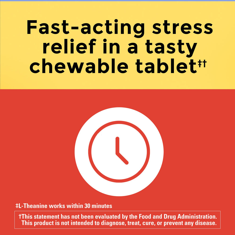 Tropical fruit flavor impression on Nature Made L-Theanine chewables