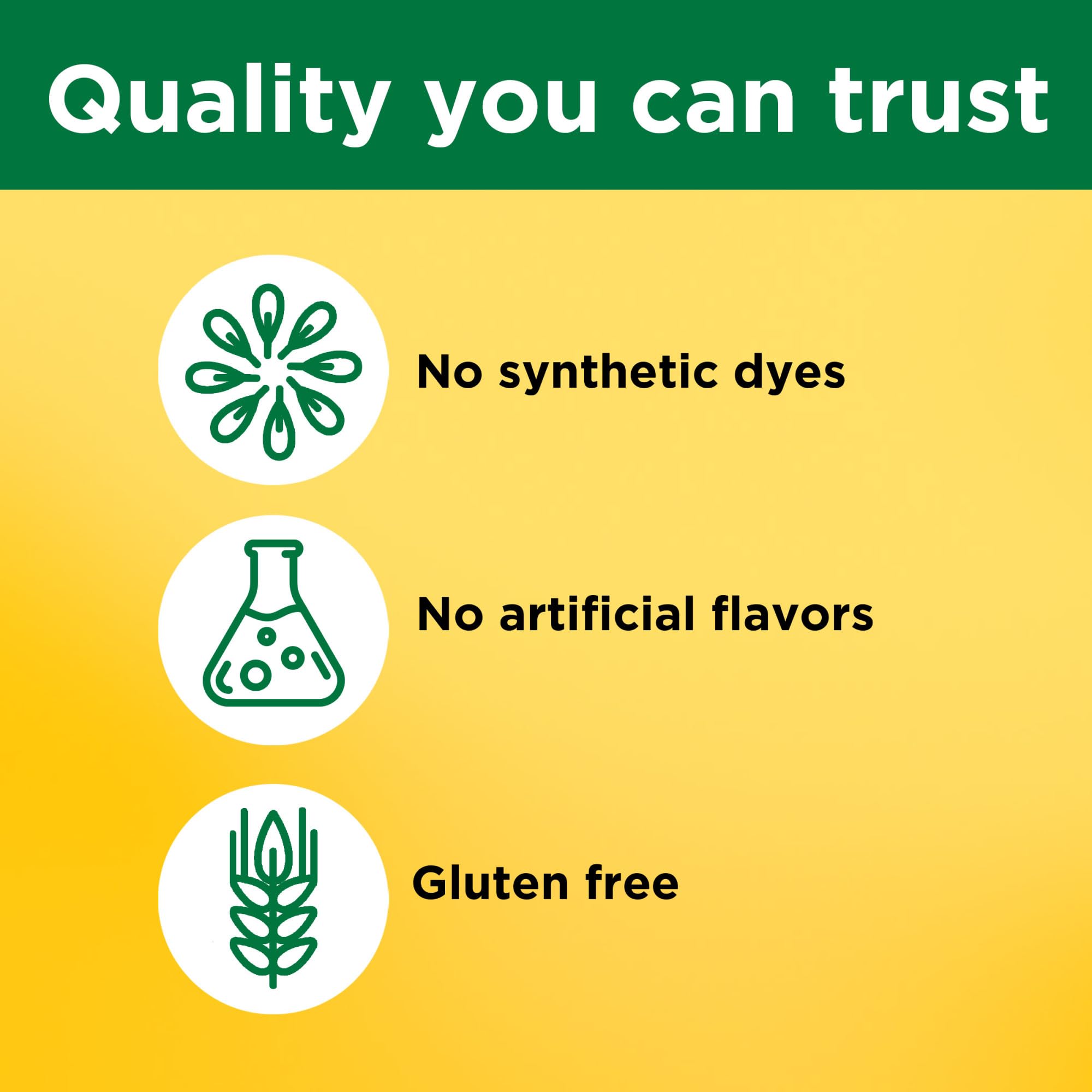 Nature Made brand logo on bottle emphasizes trusted pharmacist recommendations.