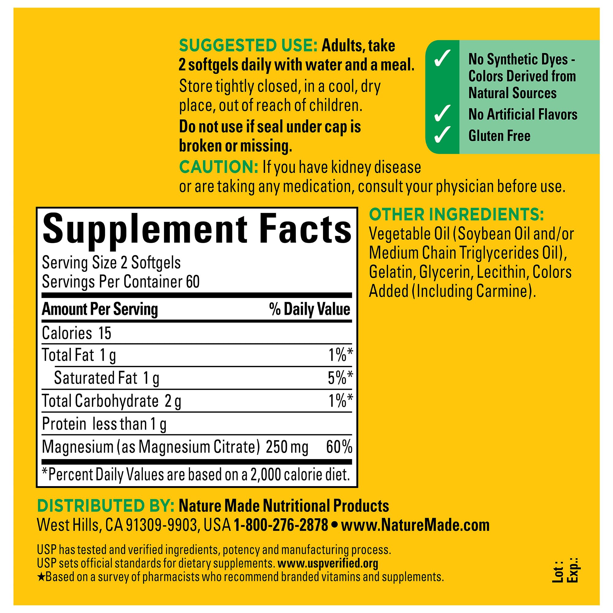 Softgels with water showing easy daily intake.