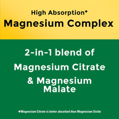 Nature Made Magnesium Soft Chews strawberry flavor packaging shows gluten-free, vegetarian formulation