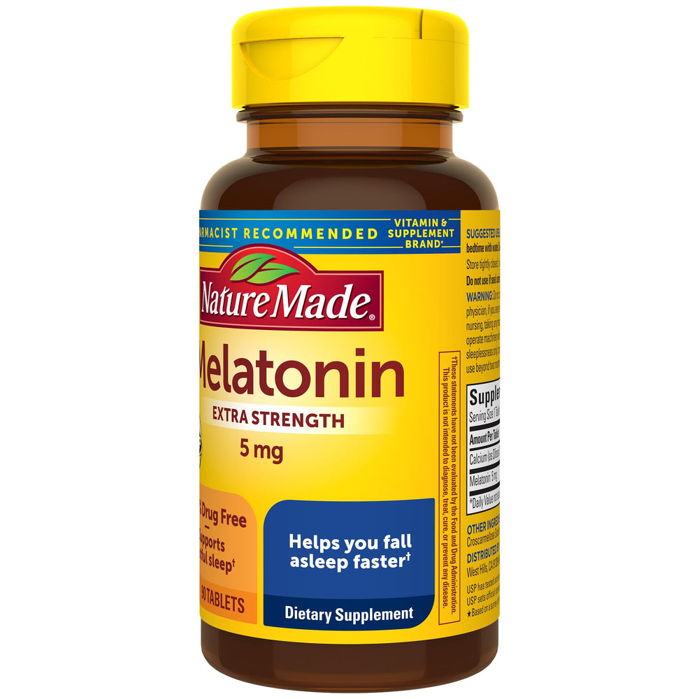 Jet lag scenario using Nature Made Melatonin as sleep support.