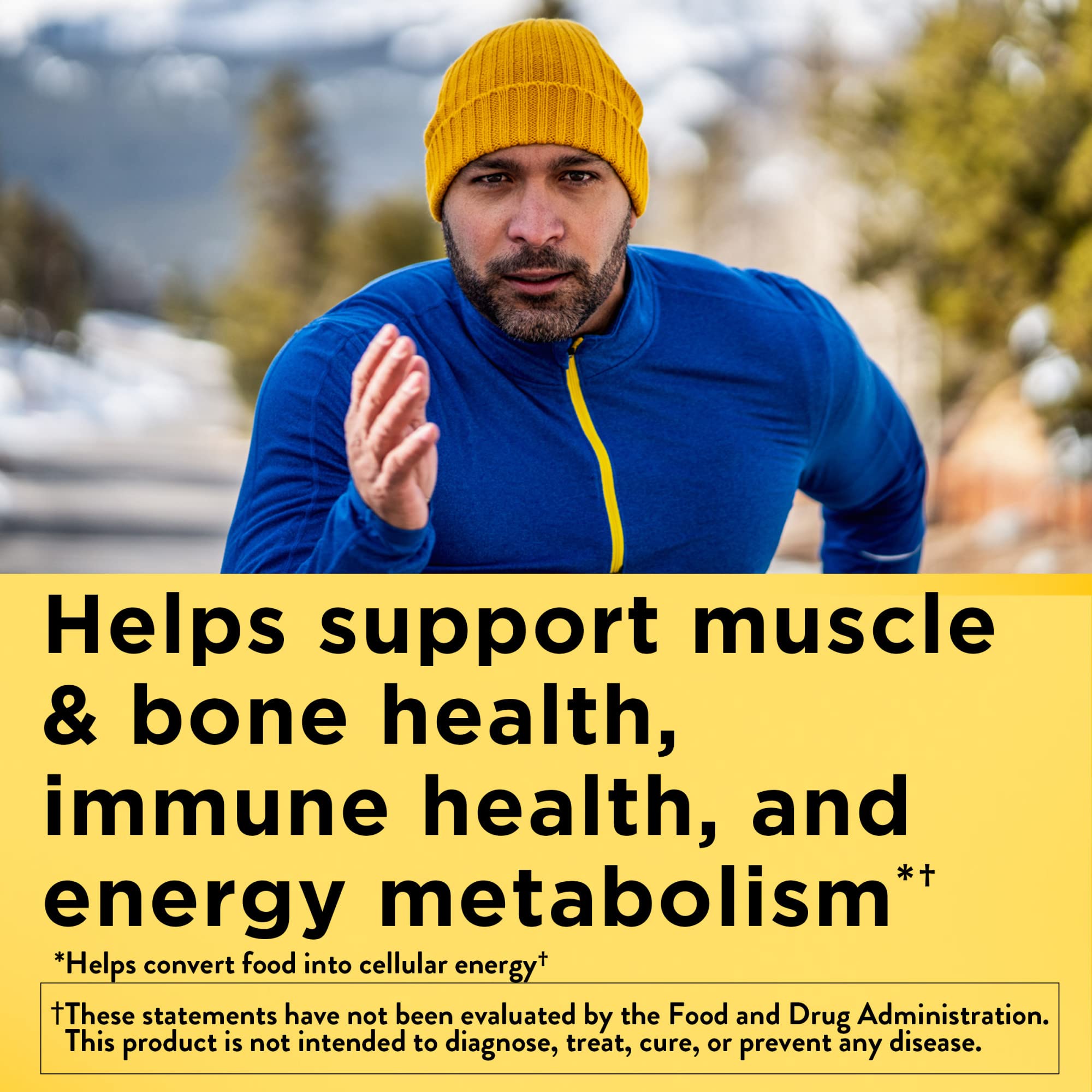 Nature Made Multi for Him Gummies pack on shelf showing a 35-day supply for men.