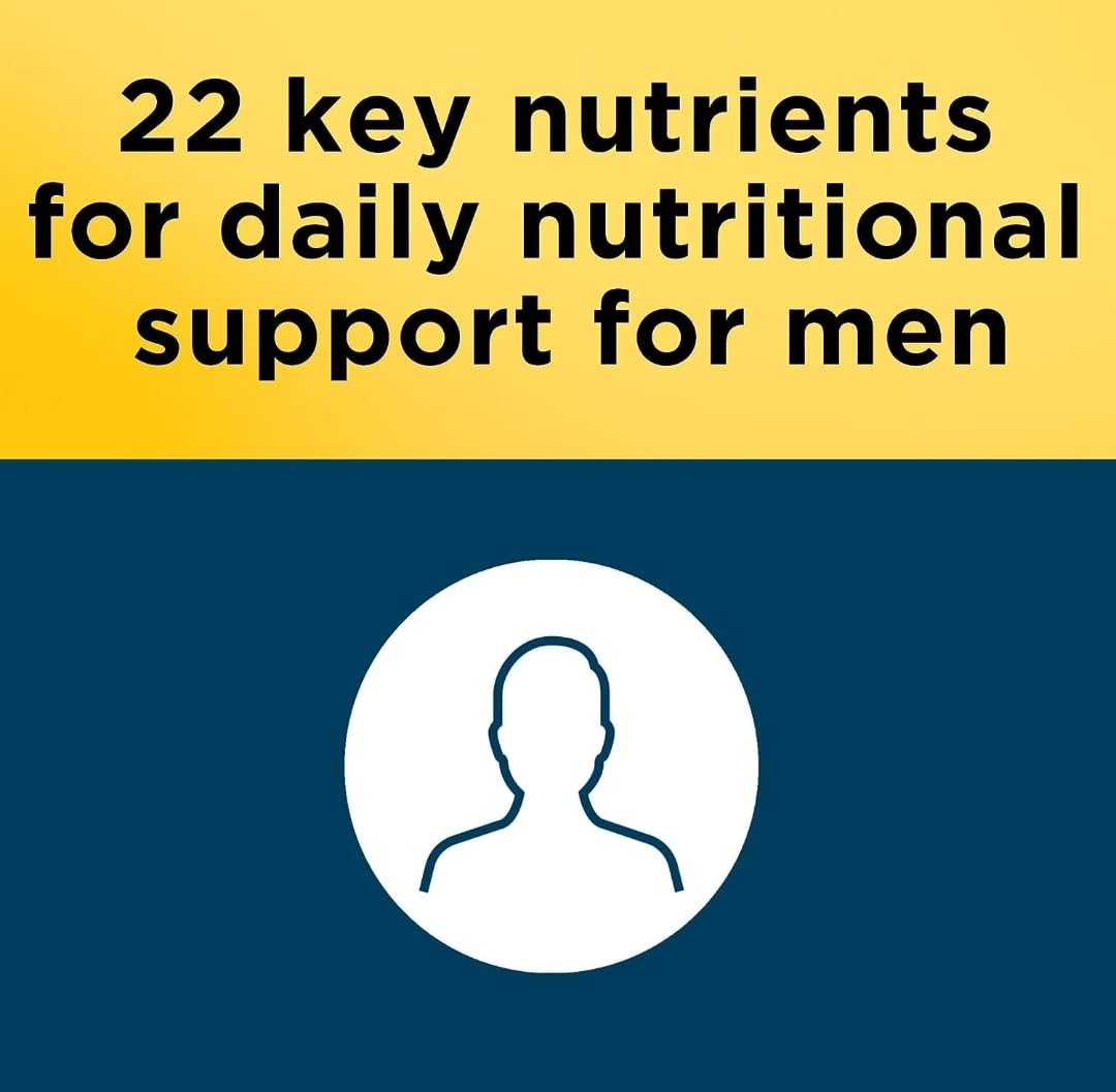 Nature Made Multivitamin for Him packaging box, easy daily dosing
