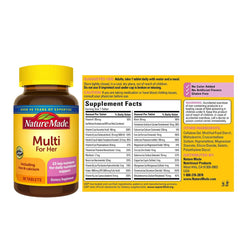 Nature Made Nm Essential Woman Multi tablets for daily nutrition support.