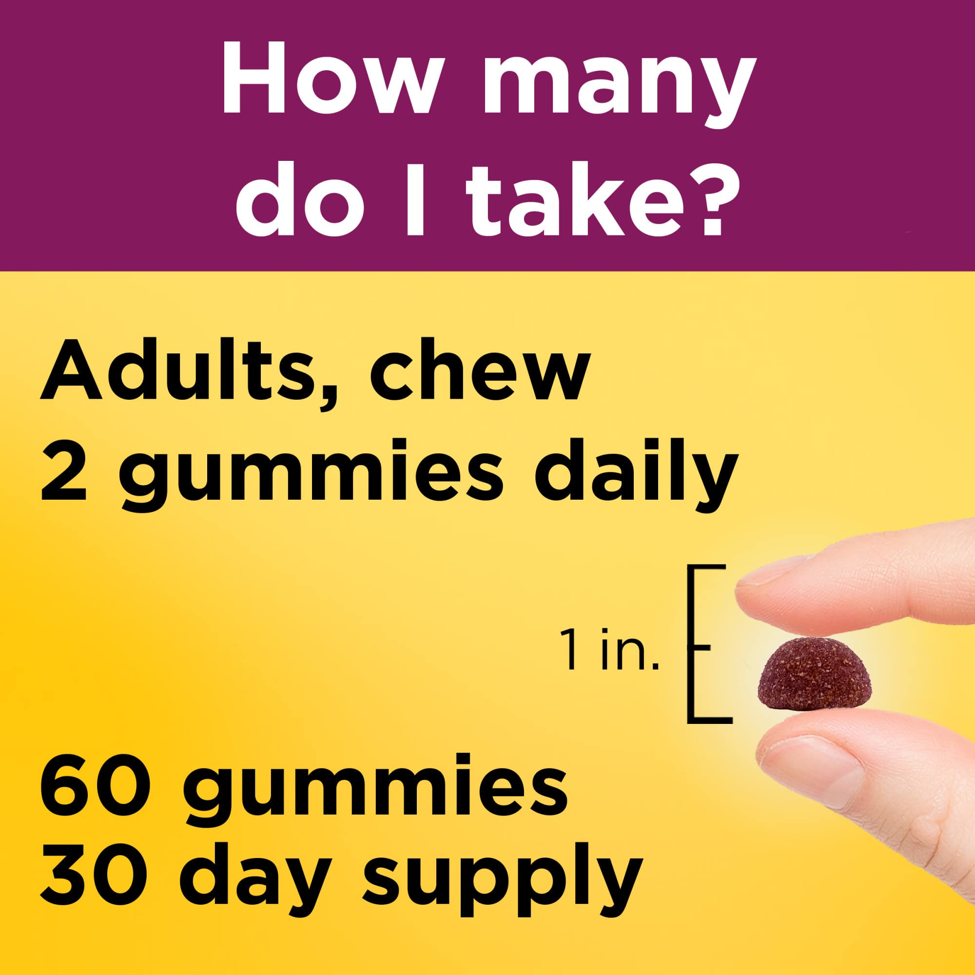 Nature Made Prenatal Gummies close-up of gummies for easy chewing.