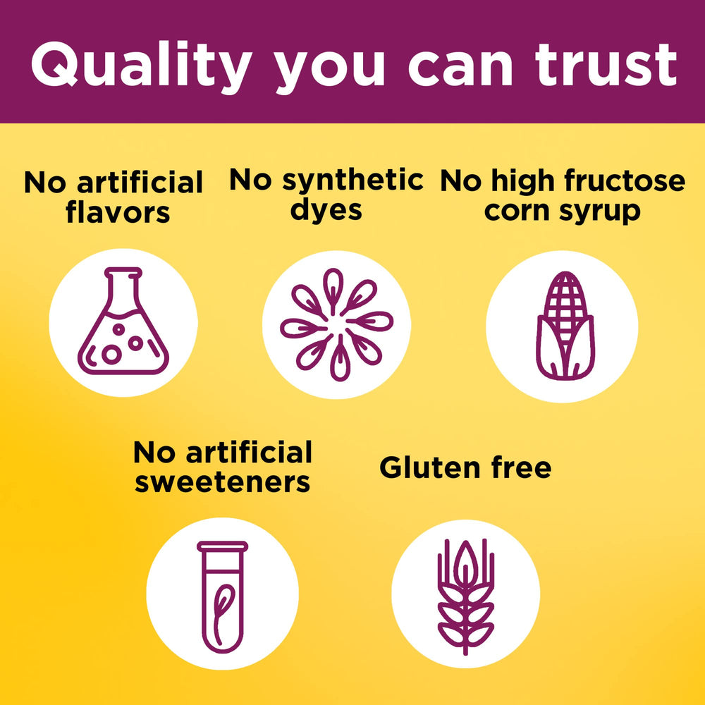 Nature Made Prenatal Gummies gluten-free and free of artificial flavors.