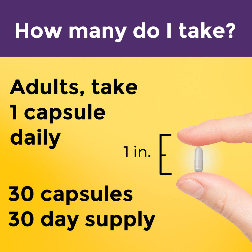 Nature Made Probiotic Capsules gluten-free mark indicating dietary compatibility